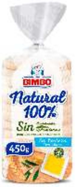 FROIZ Pan molde bimbo natural 100% sin corteza 450 g oferta