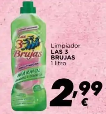 Supermercados Piedra Las 3 Brujas Limpiador 1 litro oferta