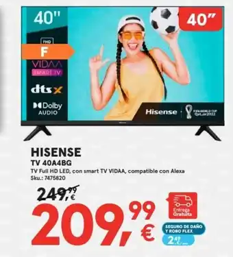 Worten Hisense TV40A4BG oferta