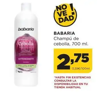 Alimerka Champú de cebolla oferta