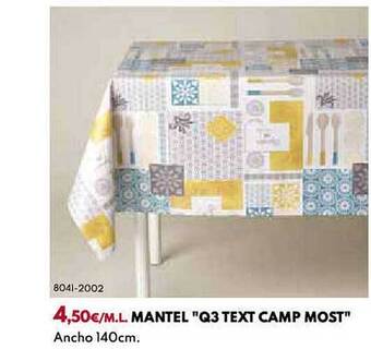 BricoCentro Mantel oferta