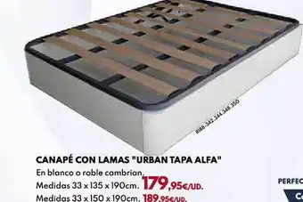 BricoCentro Canapé Con Lamas oferta