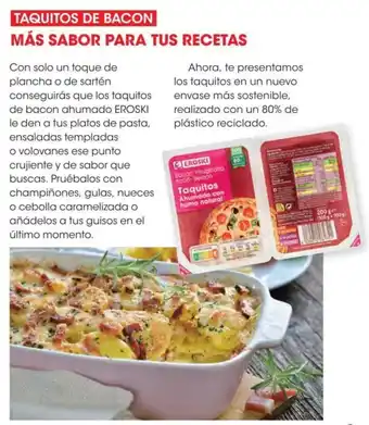 Eroski Taquitos De Bacon Más Sabor Para Tus Recetas oferta