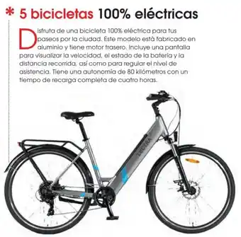 5 bicicletas 100% eléctricas
