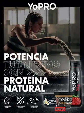 Eroski YoPro Proteína Natural 25 g oferta