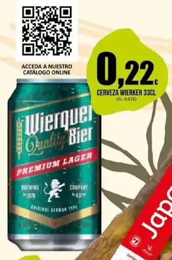 Family Cash Wierker Cerveza 33 cl oferta
