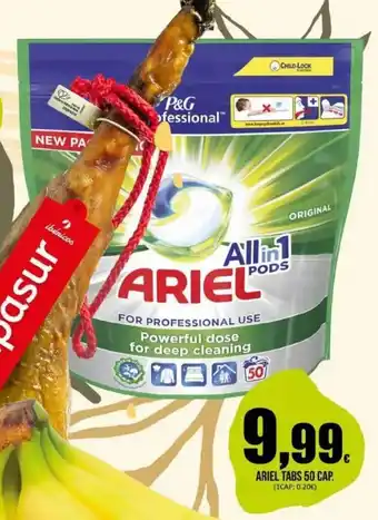 Family Cash Ariel Tabs 50 cap oferta