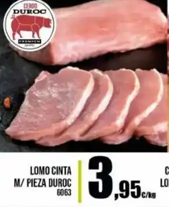 Family Cash Cerdo Duroc Lomo Cinta M/Pieza oferta