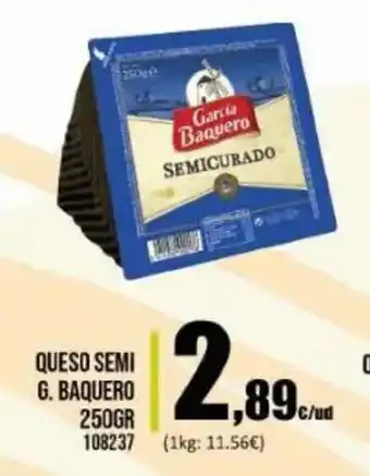 Family Cash G.Baquero Queso Semi 250 gr oferta