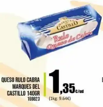 Family Cash Marques Del Castillo Queso Rulo Cabra 140 gr oferta
