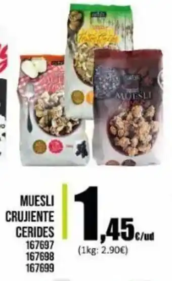 Family Cash Muesli Crujiente Cerides oferta