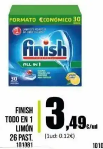 Family Cash Finish Todo En 1 Limón 26 past. oferta