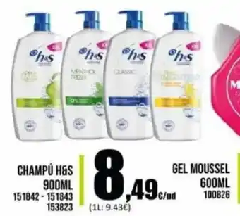 Family Cash H&S Champú 900 ml oferta