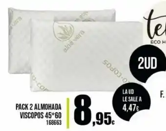 Family Cash Almohada Viscopos 45*60 Pack 2 oferta
