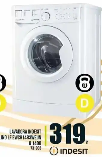 Family Cash Indesit Lavadora Ind.LF EWC81483WEUN 8 1400 oferta