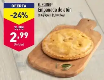 ALDI El Horno Empanada de Atún 500 g aprox. oferta