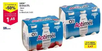 ALDI Danone Actimel 0% 6 x 100 ml oferta