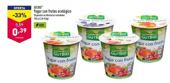 ALDI Gutbio Yogur con frutas ecológico 150g oferta