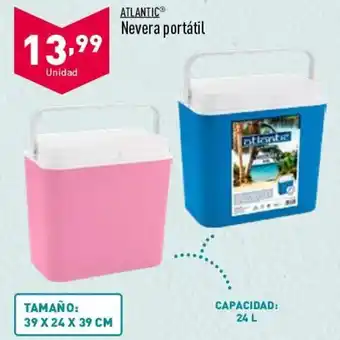 ALDI Atlantic Nevera portátil 39 x 24 x 39 cm oferta