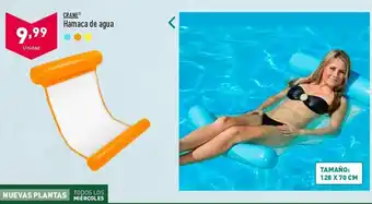ALDI Crane Hamaca de agua 128 x 70 cm oferta