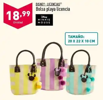 ALDI Disney-Licencias Bolsa playa licencia 20 x 22 x 10 cm oferta