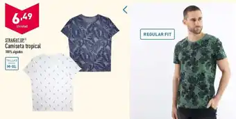 ALDI Straight Up Camiseta tropical M-XL oferta