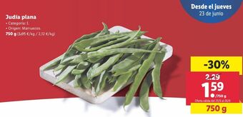 Lidl Judías verdes oferta