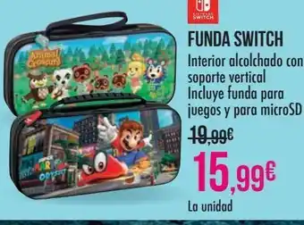 Carrefour Nintendo switch funda switch oferta