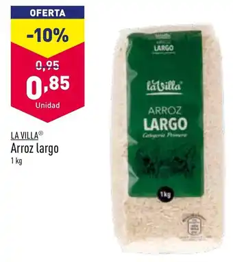 ALDI La Villa Arroz largo 1 kg oferta