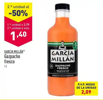 ALDI Garcia Millán Gazpacho fresco 1 l oferta