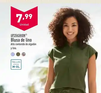 ALDI Up2Fashion Blusa de lino M-XL oferta