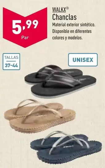 ALDI Walkx Chanclas Unisex 37-44 oferta