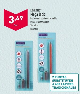 ALDI Expertiz Mega lápiz oferta