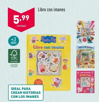 ALDI Libro con imanes +3 Años oferta