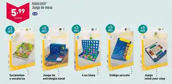 ALDI Mundo Diver Juegos de mesa + 3 años + 5 años oferta