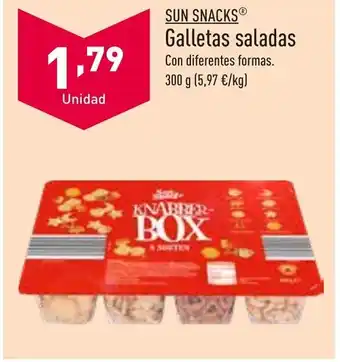 ALDI Sun Snacks Galletas saladas 300 g oferta