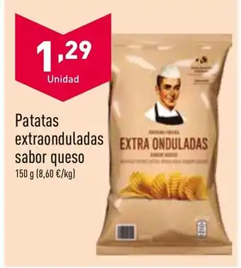 ALDI Patatas extraonduladas sabor queso 150 g oferta