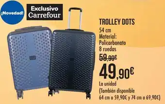 Carrefour Trolley dots 54 cm oferta
