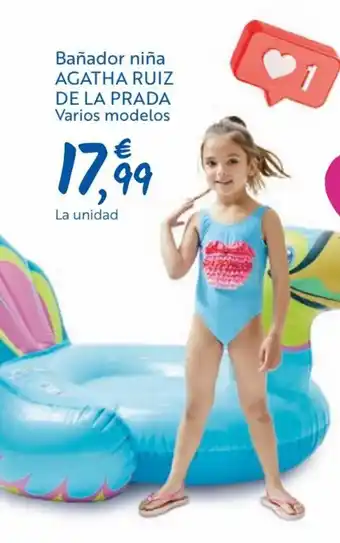 Carrefour Bañador niña agatha ruiz de la prada varios modelos oferta