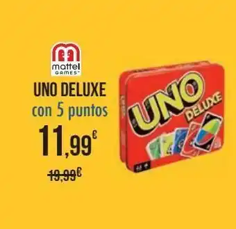 Carrefour Mattel games uno deluxe oferta