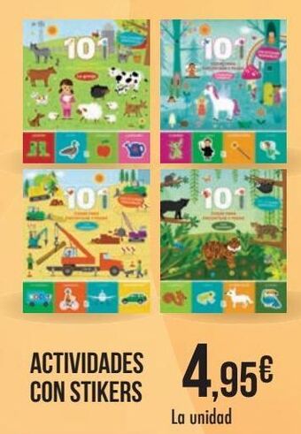 Carrefour Actividades con stikers oferta