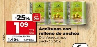 Maxi Dia Aceitunas rellenas de anchoa dia oferta