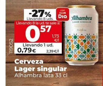 Maxi Dia Cerveza alhambra oferta