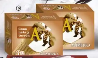 Alimerka Alimerka Cono de vainilla y chocolate 6 uds. oferta