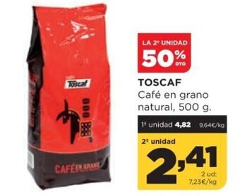 Alimerka Toscaf Café en grano natural 500 g oferta