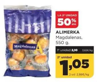 Alimerka Alimerka Magdalenas 550 g oferta