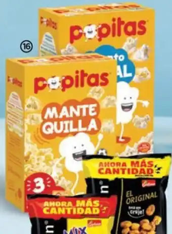 Alimerka Popitas Palomitas clásicas o con mantequilla 100 g pack 3 oferta