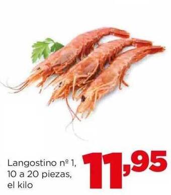 Alimerka Langostino N°1, 10 A 20 Piezas oferta