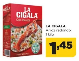 Alimerka La Cigala Arroz redondo 1 kilo oferta