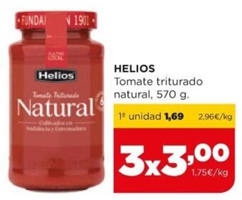 Alimerka Helios Tomate triturado natural 570 g oferta